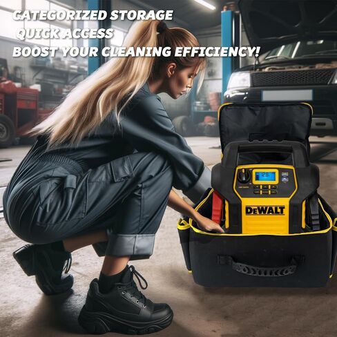 حقيبة حمل لمحطة الطاقة المحمولة DEWALT DXAEJ14 - متوافقة مع ضاغط الهواء والشاحن وملحقات العاكس (الجراب فقط) استبدال الغلاف in Saudi Arabia