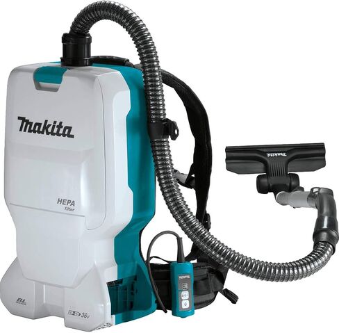 Makita XCV17Z 18V X2 LXT® Lithium-Ion (36V) Brushless Cordless 1.6 Gallon HEPA Filter Backpack Dry Vacuum, Tool Only in Saudi Arabia