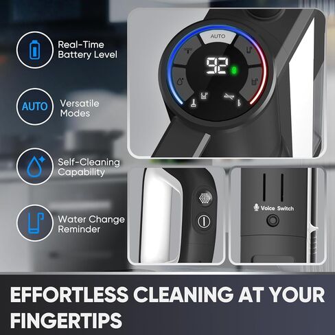 المكانس الكهربائية الذكية للرطب والجاف من PUREPLUS، ممسحة تنظيف الأرضيات، مكنسة كهربائية لاسلكية 2 في 1 للأسطح المتعددة، خفيفة الوزن ومحمولة باليد، مجموعة FS001 in Kuwait