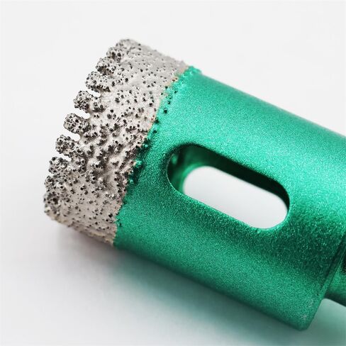Diamond Tile Core Drill Bits - FACHLICH 38MM 2pcs Triangular Shank Diamond Hole Saw Bits for Porcelain Ceramic Tile Granite Marble in Saudi Arabia