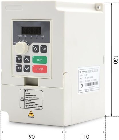 1.5KW ER11 D65 220V محرك المغزل المبرد بالهواء، 1.5KW 220V QL العاكس، 65 مم طقم محرك المغزل (1.5KW ER11 D65 220V) in Kuwait