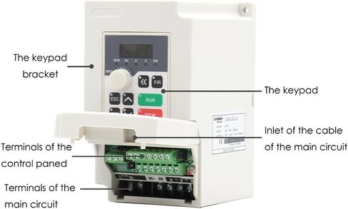 1.5KW ER11 D65 220V محرك المغزل المبرد بالهواء، 1.5KW 220V QL العاكس، 65 مم طقم محرك المغزل (1.5KW ER11 D65 220V) in Kuwait