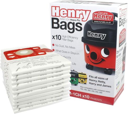 Numatic Henry Hepa-Flo Vacuum Cleaner Dust Bags 20 pack in Saudi Arabia