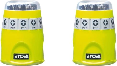 Ryobi RAK10SD Screwdriver Bit Set (10 Piece) (Pack of 2) in Saudi Arabia