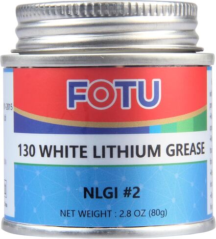 White Lithium Grease,Excellent Lubricant for Marine Grease,Sewing Machine Oil,Garage Door Grease More Durable Than Garage Door Lubricant Spray - 2.8oz Brush Top Can in Saudi Arabia