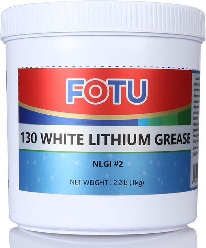 White Lithium Grease,Excellent Lubricant for Marine Grease,Sewing Machine Oil,Garage Door Grease More Durable Than Garage Door Lubricant Spray - 2.8oz Brush Top Can in Saudi Arabia