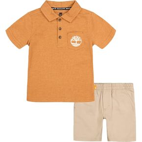 Timberland mens 2 Pieces Shirt Short SetShorts Set