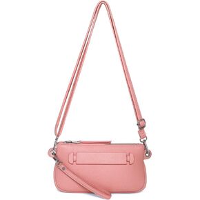 Badiya Small Crossbody Bag for Women, Cell Phone Wallet Purse, Travel Shoulder Handbag with Removable Strap & Wristlet