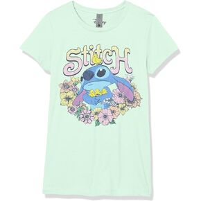 Disney Little, Big Lilo & Stitch Springy Stitch Girls Short Sleeve Tee Shirt