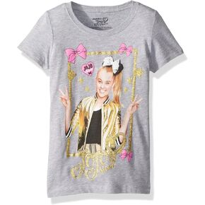 JoJo Siwa Girls' Little Short Sleeve T-Shirt