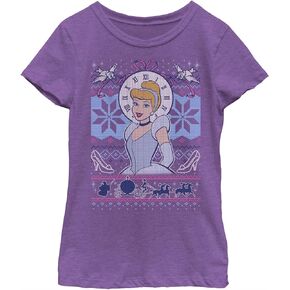 Disney Princesses Cinderella Ugly Sweater Girls T-Shirt