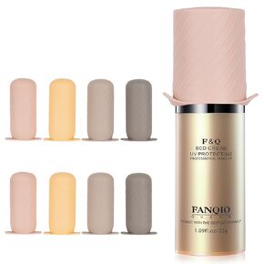 Mrsdry Travel Bottle Covers, Elastic Sleeves for Leak Proofing Travel, Travel Size Container Silicone Sleeves, Leak Locks Travel Accessories for Shampoo Conditioner Wash Body Bottles (8pack)