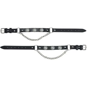 GARGOYLE BELLS Adjustable Fashion Boot Chains, Biker Boots Decoration Chains, Comes in a set of 2