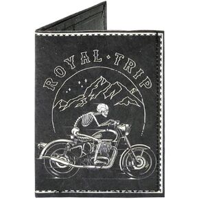 SUPERVEK Bandana Paisley Minimalist Front Pocket Tyvek Paper Slim Wallet for Men Women | Vegan Mighty Mens Thin Credit Card Holder Bifold EDC Wallets
