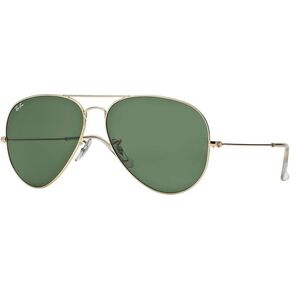 نظارات شمسية Ray-Ban RB3026 AVIATOR LARGE METAL II للرجال والنساء + حزمة مع مجموعة العناية بالنظارات من Designer iWear
