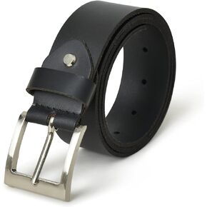 Jajmo Legacy Men's Belt Leather One-Piece 100% Genuine Leather Belt for Men 1-1/2"(38mm Wide) Dress Belt for Jeans