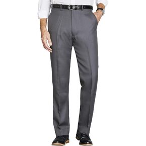 | Men's | Stretch Waist Formal Smart Work Trousers | Hidden Elasticated Waist | Smart Work Pants |
