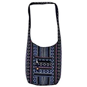 Boho Crossbody Shoulder Bag for Women | Hippie Purse with Ethnic Print for Festival and Travel | Ideal for Casual Outings and Everyday Use Multicolor