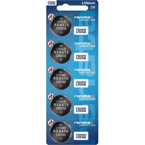 Renata CR2032 Batteries - 3V Lithium Coin Cell 2032 Battery (10 Count)