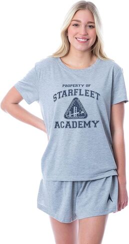 INTIMO Star Trek Star Fleet Academy Womens Pajama Short Set 2 piece sleeper PJ in Saudi Arabia