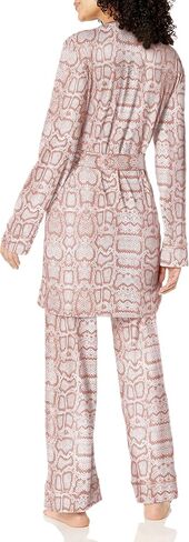 Cosabella Women's Bella Printed Curvy Cami, Robe & Pant Set in Saudi Arabia