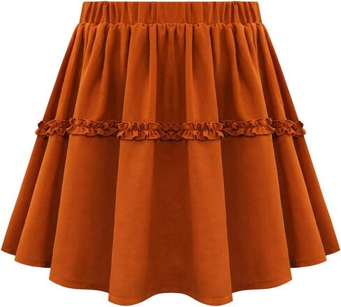 RITERA Plus Size Skirt for Women Elastic Mini Skirt A-Line with Side Hidden Zipper Casual Ladies Summer Skirt Stretchy XL-5XL in Saudi Arabia