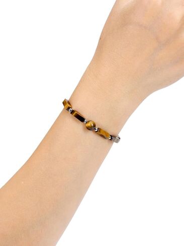 توب بلازا 3 قطع سوار من حجر الكريستال العلاجي من الأحجار الكريمة الطبيعية واليوجا والتأمل والقلق والخرز أساور قابلة للتمدد للرجال هدايا عيد الميلاد in Kuwait