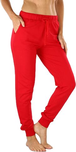 ToBeInStyle Women’s Relaxing Drawstring Waist Soft Cozy Cotton Blend Sweatpants in Kuwait
