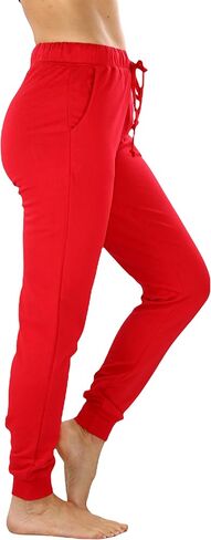 ToBeInStyle Women’s Relaxing Drawstring Waist Soft Cozy Cotton Blend Sweatpants in Kuwait