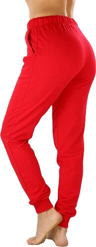 ToBeInStyle Women’s Relaxing Drawstring Waist Soft Cozy Cotton Blend Sweatpants in Kuwait