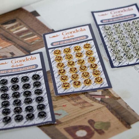 48Pcs Silver Metal Fastener Buttons Mini Sew-on Snap Buttons Press Studs Button Sewing Buttons for DIY Doll Clothes, Clothing Sewing Accessories (6mm) in Kuwait