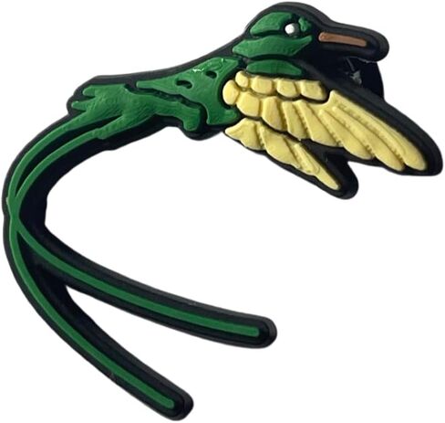 Caribe Heart Jamaica Doctor Bird Shoe Charm, Plastic, No Gemstone in Kuwait