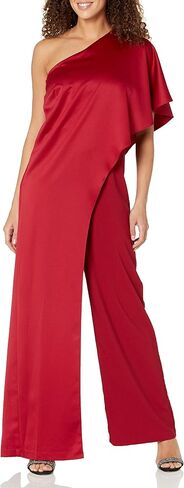 Adrianna Papell womens Satin Crepe One-shoulder Jumps in Saudi Arabia