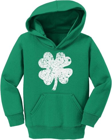 Tcombo Distressed Four Leaf Clover - Luck Irish Toddler/Youth Fleece Hoodie in Saudi Arabia