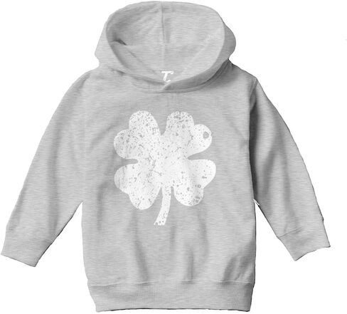 Tcombo Distressed Four Leaf Clover - Luck Irish Toddler/Youth Fleece Hoodie in Saudi Arabia