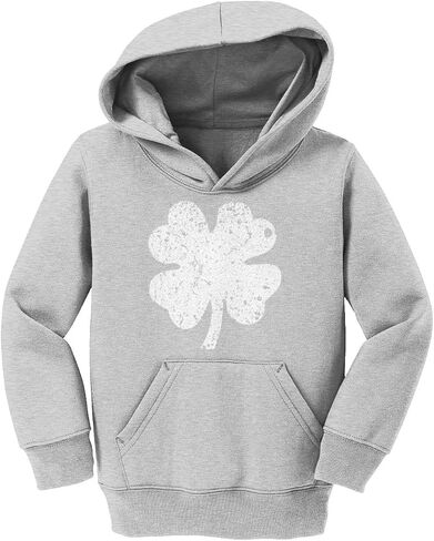 Tcombo Distressed Four Leaf Clover - Luck Irish Toddler/Youth Fleece Hoodie in Saudi Arabia