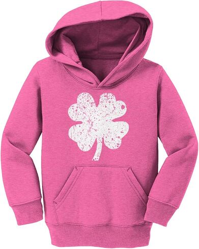 Tcombo Distressed Four Leaf Clover - Luck Irish Toddler/Youth Fleece Hoodie in Saudi Arabia