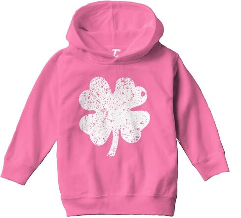 Tcombo Distressed Four Leaf Clover - Luck Irish Toddler/Youth Fleece Hoodie in Saudi Arabia