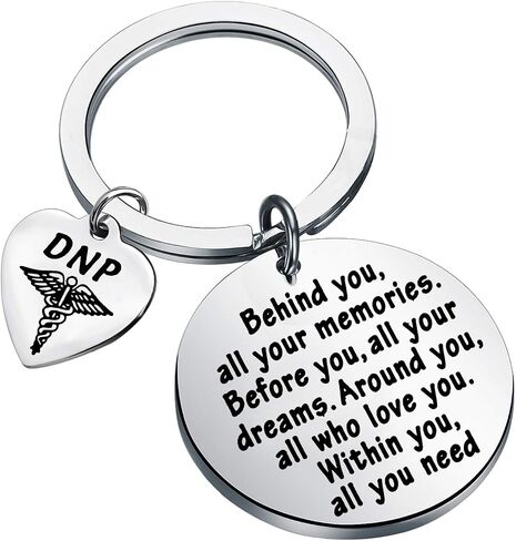 FEELMEM DNP المفاتيح DNP ​​هدايا التخرج خلفك كل ذكرياتك DNP طبيب التمريض ممارسة الهدايا المساعد الطبي in Saudi Arabia