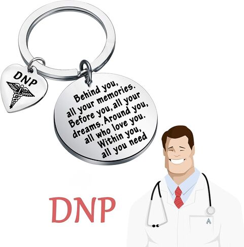 FEELMEM DNP المفاتيح DNP ​​هدايا التخرج خلفك كل ذكرياتك DNP طبيب التمريض ممارسة الهدايا المساعد الطبي in Saudi Arabia