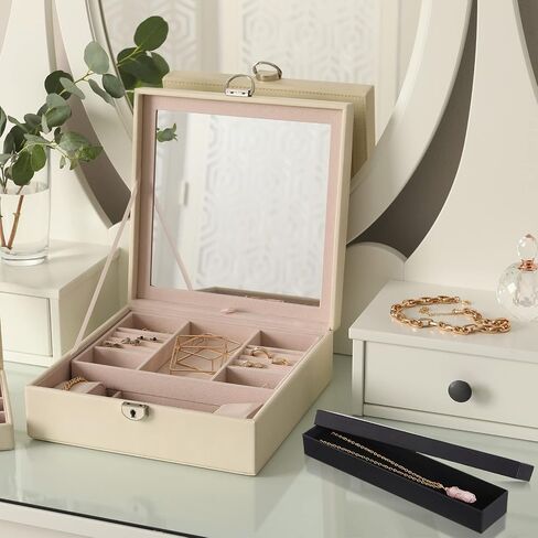 Equsion 72 Pcs Jewelry Necklace Gift Box Set Include Sponge Filled Black Jewelry Cardboard Boxes 8.66 x 1.77 Classic Black Boxes with 4 Rolls Gold Ribbon for Wedding Birthday Anniversary Ceremony in Saudi Arabia