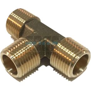 مزورة جميع الذكور TEE 1/2 "NPT الوقود / الهواء / الماء / النفط / الغاز WOG (الكمية 01)