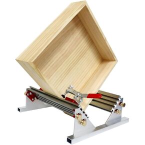 Drawer Jig Locator, 1/2in‑16in Adjustable Spline Clamp, Milling Table Saw Drawer Clamp Locator with 4 Flip Limiters, Drawer Clip Positioner for Right Angle Design Assists