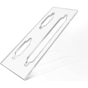 1pcs Clear Acrylic keyhole slot Template/Picture-Hanging Keyhole Template fits for routing picture frame and woodworking DIY enthusiasts