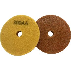 5" 8 PCS Diamond Sponge Fiber Polishing Pad- Polishing Tile Stone Marble Concrete Clean Wet Use Buffing Pad(8pcs,5INCH)