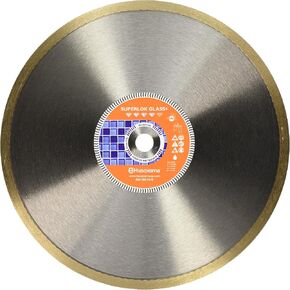 Husqvarna 542776618 Superlok Glass Plus Diamond Tile Blade, Gold 10-Inch x 5/8-Inch