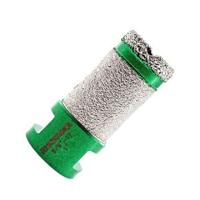 Diamond core Drill bit - Diamond Finger Milling Bit Dia 4/5"(20mm) Triangle Shank for Enlarging Shaping Round Bevel Existing Holes in Porcelain,Hard Ceramic,Granite,Marble Roun