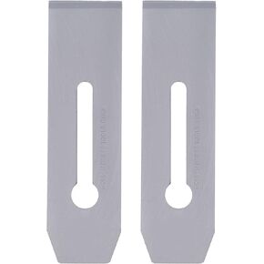 Eujgoov 2-pack of 2 Inch Wide Replacement Bench Plane Blades, Steel Portable Bench Planes for Woodworking Handwork