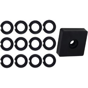 (12 Sets) 1/2" Impact Friction Ring Retaining Ring Clip with O-Ring for Milwaukee Electric/Pneumatic Type Impact Wrench, Retainer Ring Anvil Install Tool Included