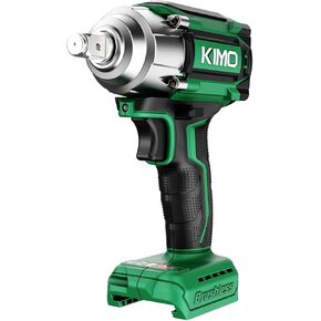 KIMO Cordless Impact Wrench, 3000 RPM & Max Torque 350 ft-lbs (475N.m), 1/2 Impact Gun-Bare Tool Only